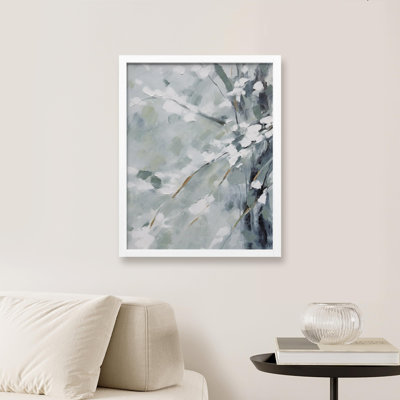 «Abstract Floral Brushstrokes» sur papier