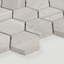 Stone Mosaics Hexagon Honed 2" x 2" Natural Stone Field Tile in Chenille White