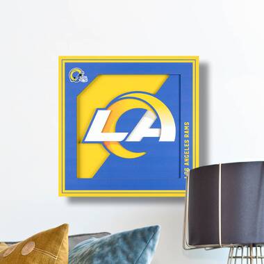 NFL 3D Logo Series Wall Art - 12x12 Trinx Finish: Los Angeles Rams