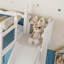 Solid Wood Loft Bed with Integrated Storage and Detachable Slide-471391186