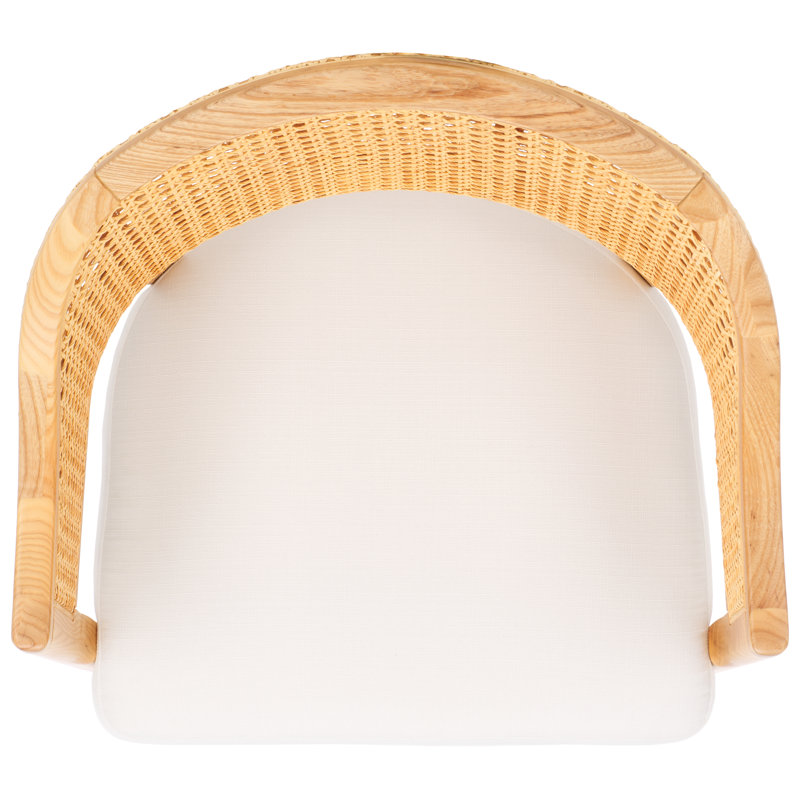 Arm Linen Chair, Natural/Gold