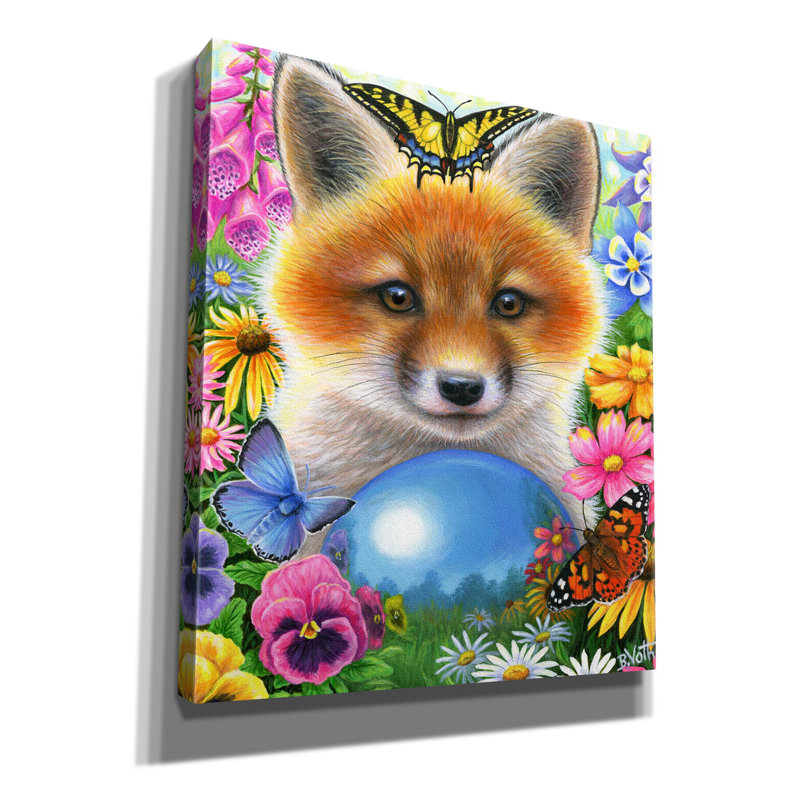 «Gazing In The Garden» par Bridget Voth, H 30 po x l 26 po x P 1,5 po