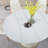Round sintered stone carrara white dining table