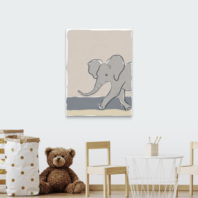 «Paradis Pastel Zoo III», reproduction sur toile