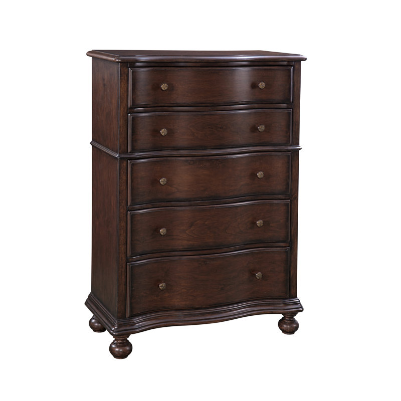 42'' W 5 - Drawer Dresser, Tobacco
