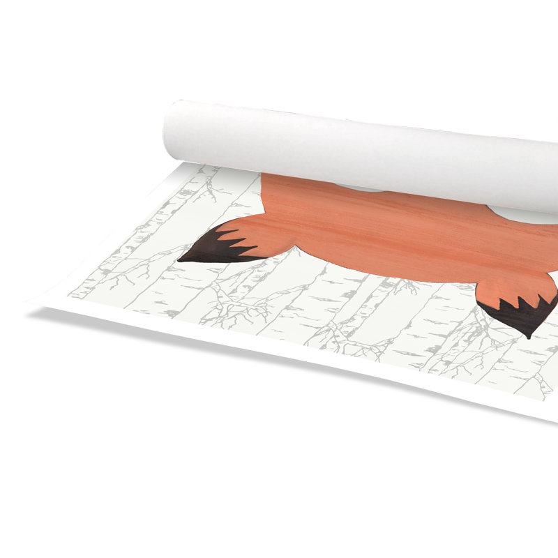 Impression sur papier Woodland Friends, H 36 po x l 36 po x P 1 po