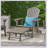 Foldable Acacia Wood Adirondack Chair With Traditional Slats, Rustic Design, And Wide Armrests For Outdoor Comfort