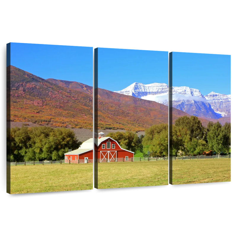 Barn In Utah, 24" H x 38" W