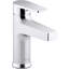 Taut Single-Hole Commercial Faucet with Grid Drain