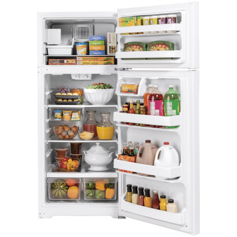 28" Top Freezer 17.5 Cu. Ft. c , White