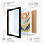 Symmetrical Bloom Scandinavian - Framed Print-1363931308-1363931297