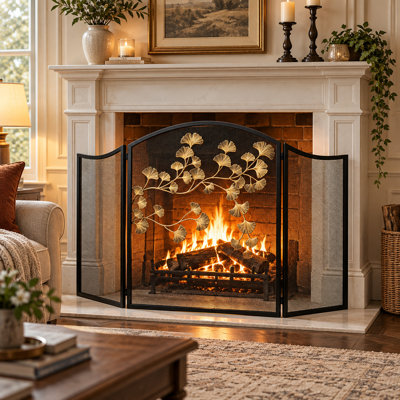 Iron Fireplace Screen