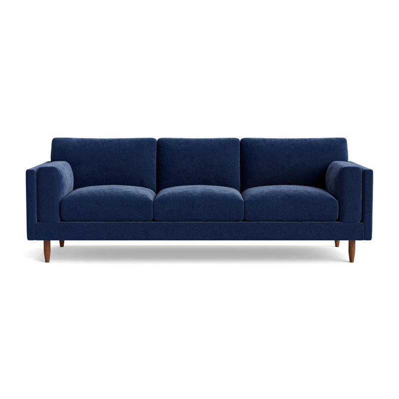 Skinny Fat Sofa (95"), Performance Velvet - Uniform