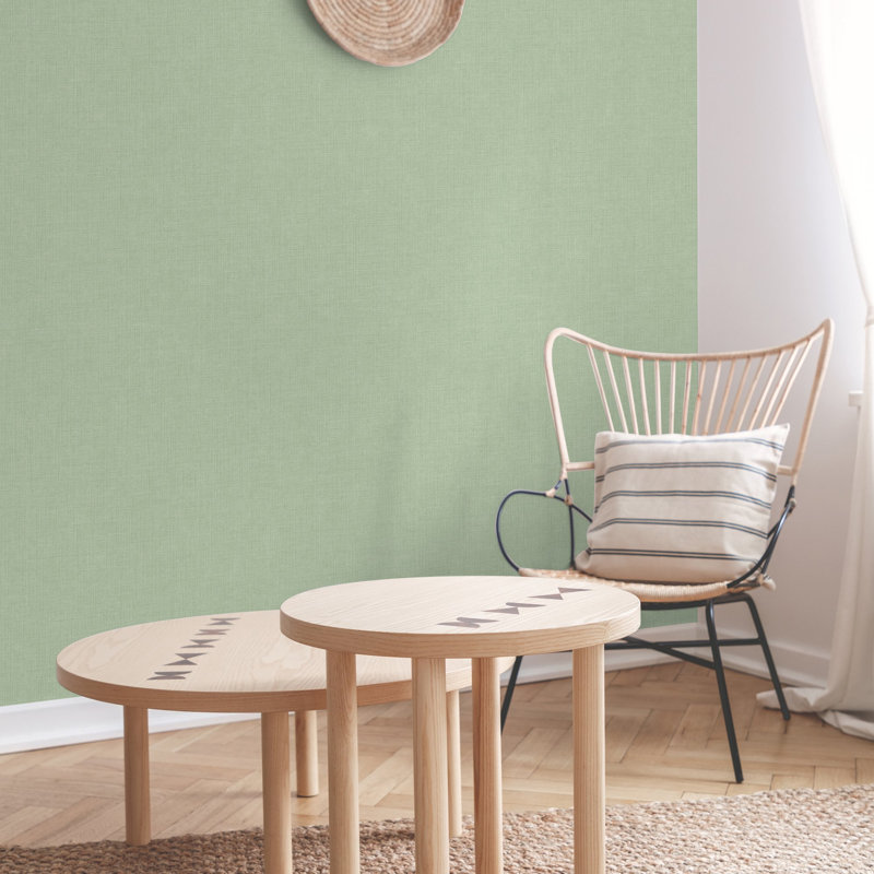 Arcadia Collection Woven Plain Wallpaper Roll