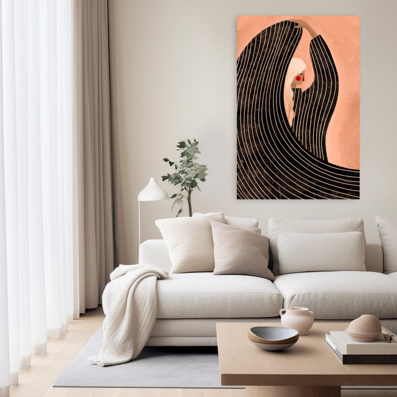 Art contemporain abstrait contemporain, H 60 po x l 40 po
