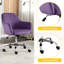 Fauteuil ergonomique ajustable en velours 25,47 po Profondeur du produit,