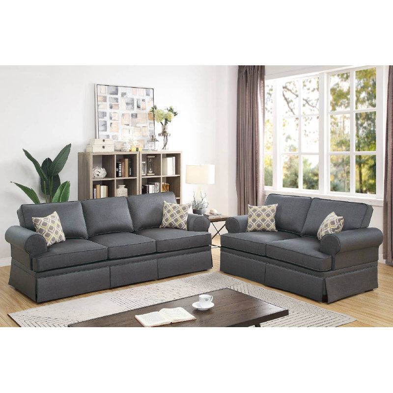 Ensemble de salon Burlingame, Anthracite