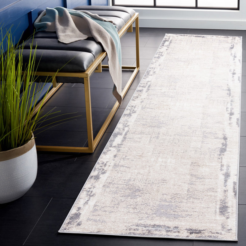 Hanka Performance Abstract Rug, Runner 2'3" x 9'