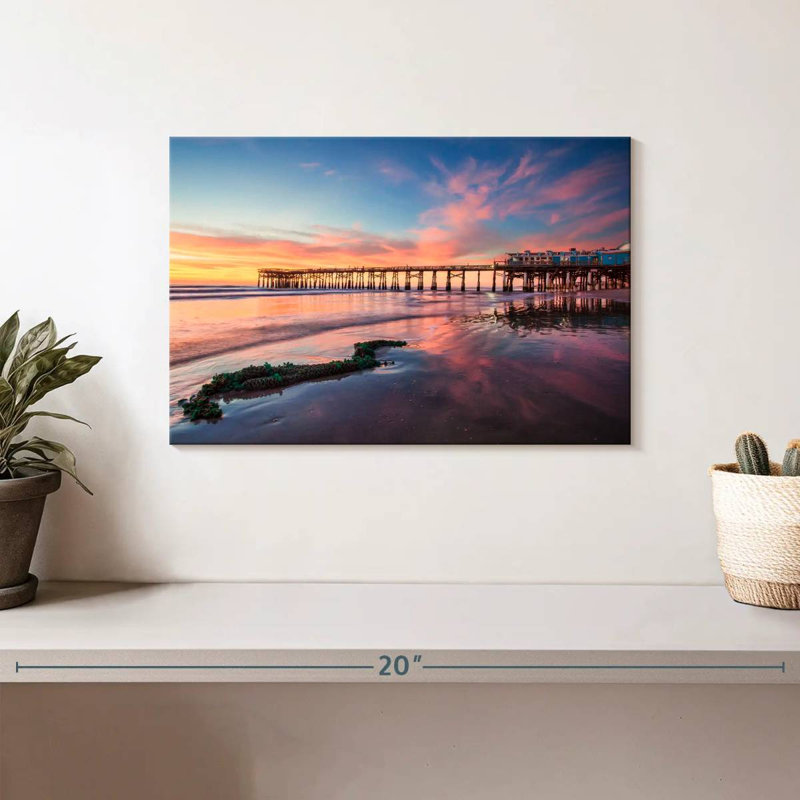 Cocoa beach pier sunrise Aletra, H 8 po x l 12 po