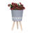 Versatile Planter with Wood Legs for All Spaces and Plants