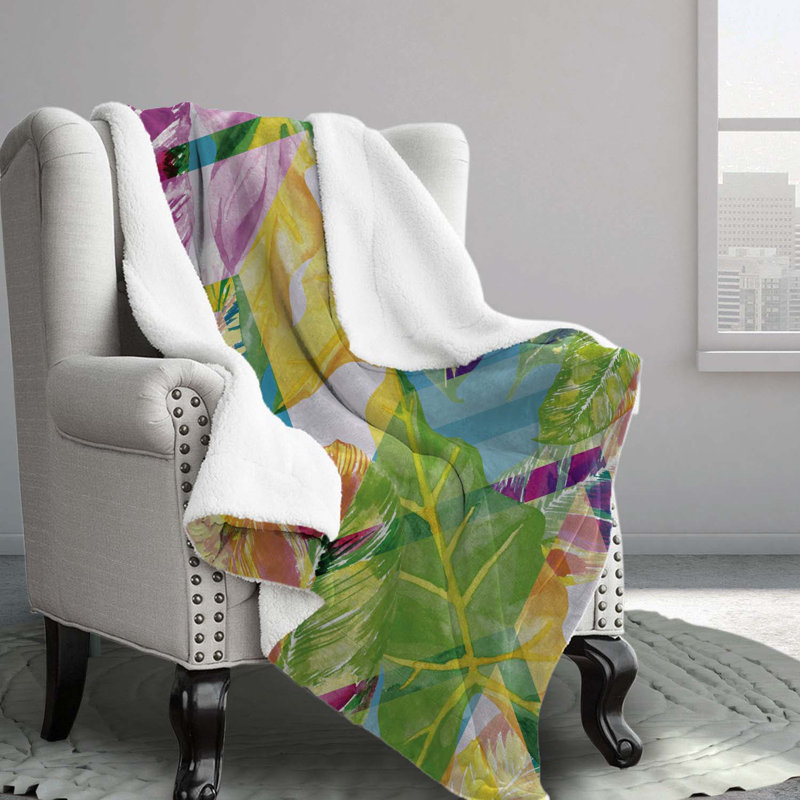 Colored Leaves Polyester Comforter, Twin Comforter + 1 Standard Pillowcase