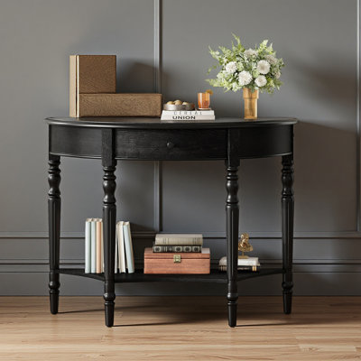 Console de style campagnard avec tiroir et tablette Farmhouse