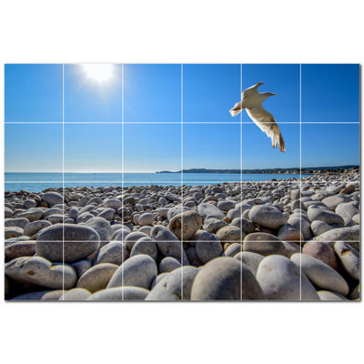 12'' x 12'' Satin Ceramic Decorative Mural