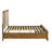 Virginie Wood California King Storage Platform Bed In Honey-846659986