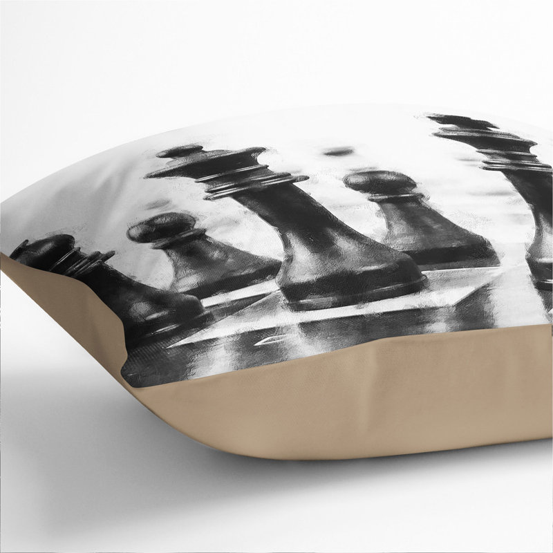 Square Cushion, 40cm H x 40cm W x 15cm D, Stone