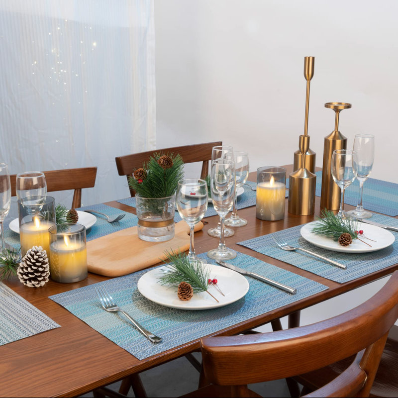 Polyester No Pattern Rectangle Placemat