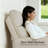 17.9"Seat Hight Small Zero Wall-Hugger Recliners Chair with Lumbar Support & USB and Type-C Charging Ports, Faux Leather-1027308050