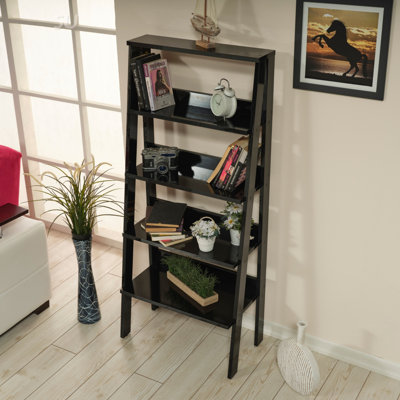 Étagère moderne à 5 niveaux Furnish Home Store Otavio, peu encombrante et élégante pour les petits salons et les bureaux