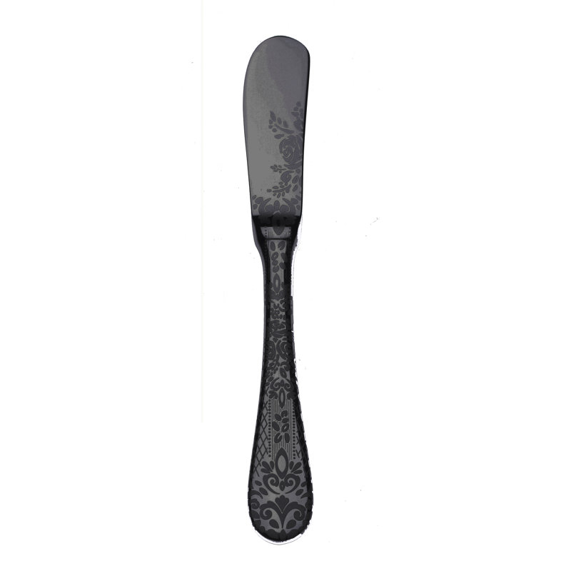 Casablanca Stainless Steel Butter Knife, Oro-nero