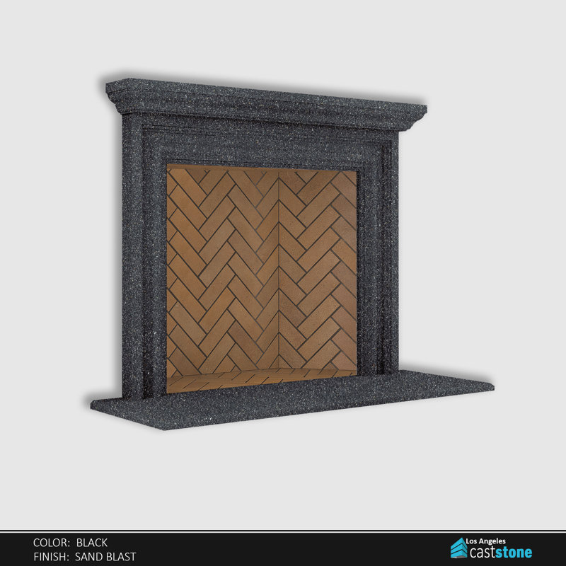 Grand Monterey (Black) Fireplace Surround