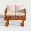 Chaise 2 places avec table basse Aira