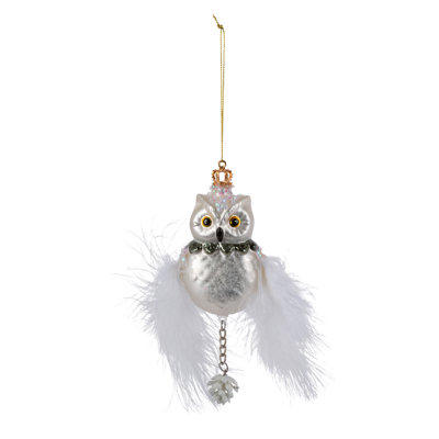 Snow Owl Ornament