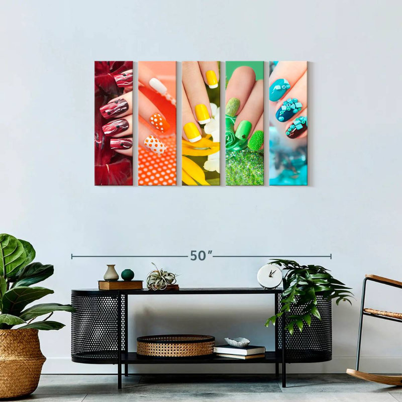 " Nail Salon " 5 - Pieces, 24" H x 45" W x 1" D