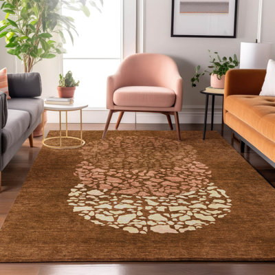 Premium Machine Washable Cerrito Paprika Rug