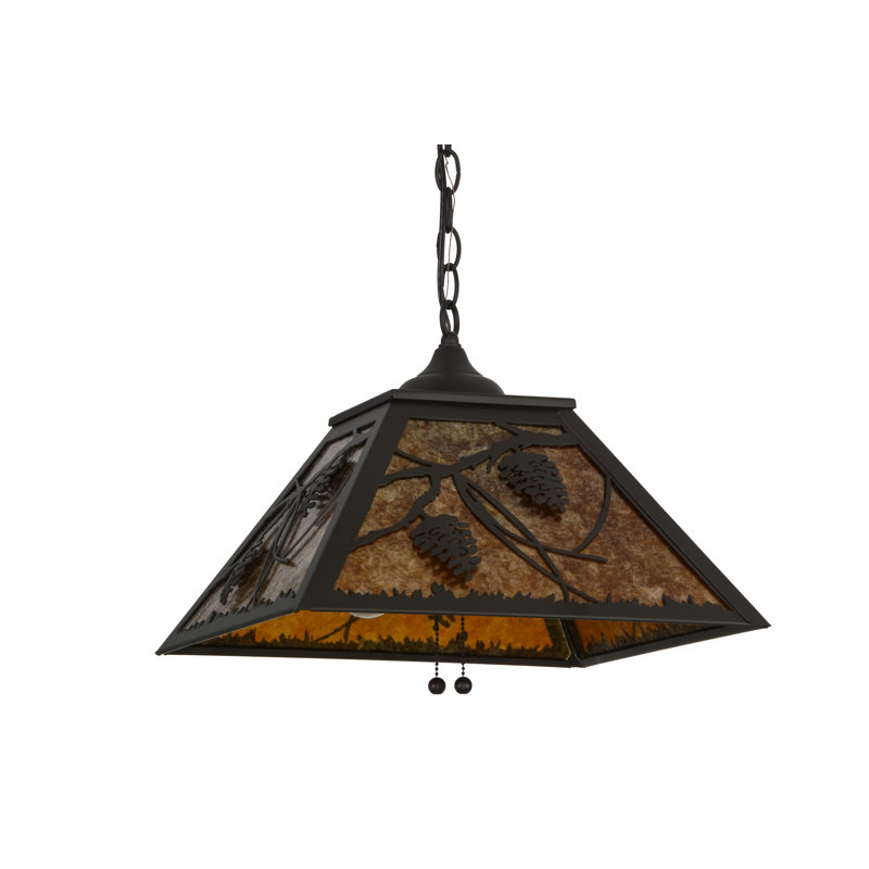 Rustic Lodge 2 - Light Pendant, Oil Rubbed Bronze