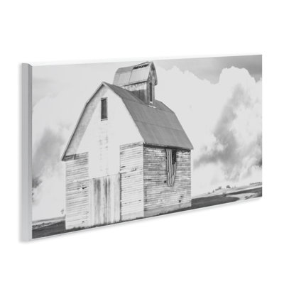 USA Flag on Barn Wall Plaque Art by Milli Villa