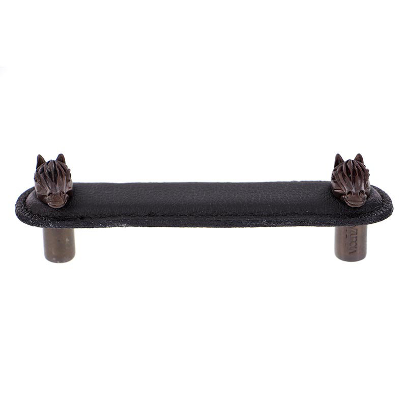 Equestre 3" Center to Center Bar Pull, Vintage Pewter, 3''
