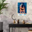 Art mural dauphin contemporain-129475982