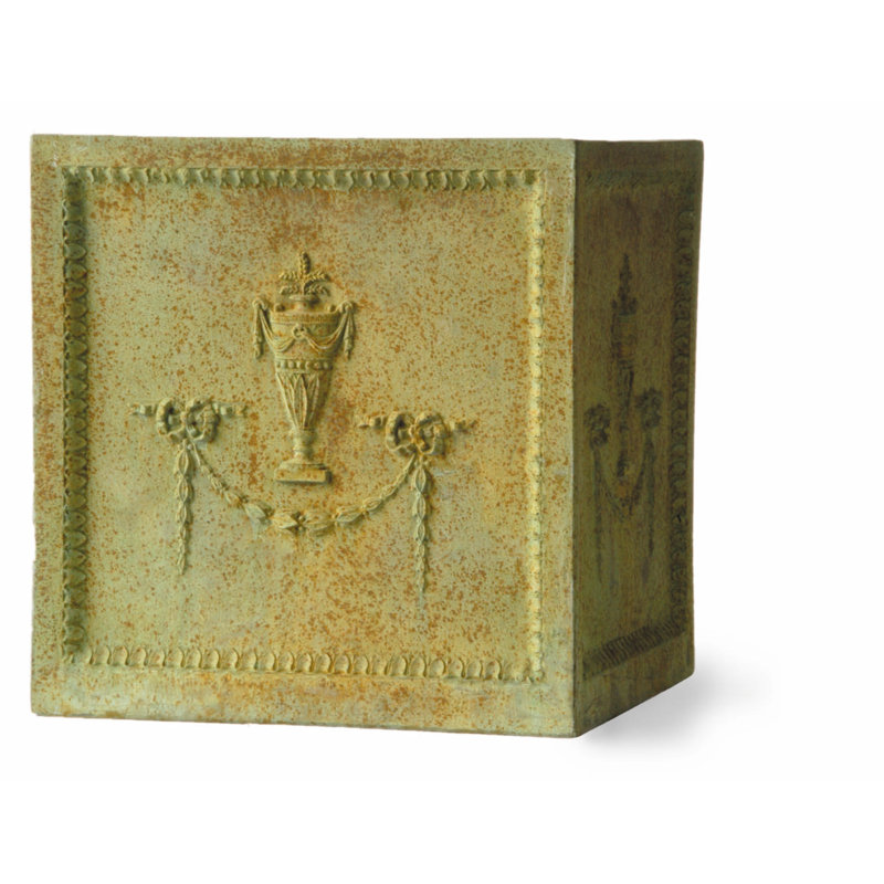 Oscoda Handmade Pot Planter, Medium, Bronze Verdigris