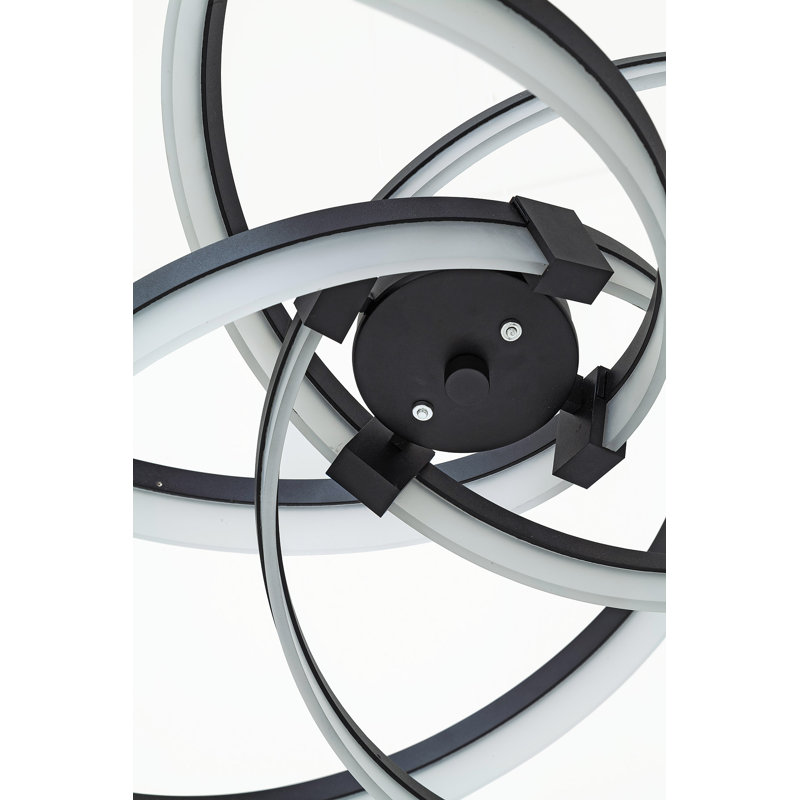 Loop 4 - Light LED Geometric Pendant