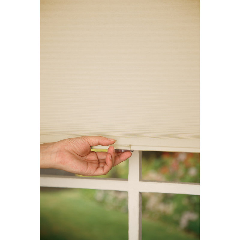 Store alvéolaire ivoire Sharri Glide, Blanc, 35" W x 64" L