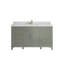 Meuble-lavabo simple 60 po avec plateau en quartz Cambridge-101280208