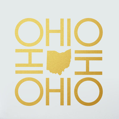 Décalcomanie murale ohio