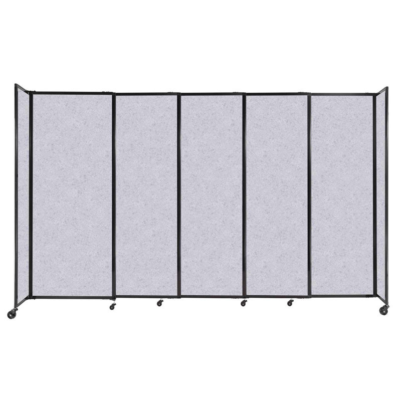 Cloison portative Soundsorb, H 80,2 po x l 135 po x P 18 po, Gris marbre