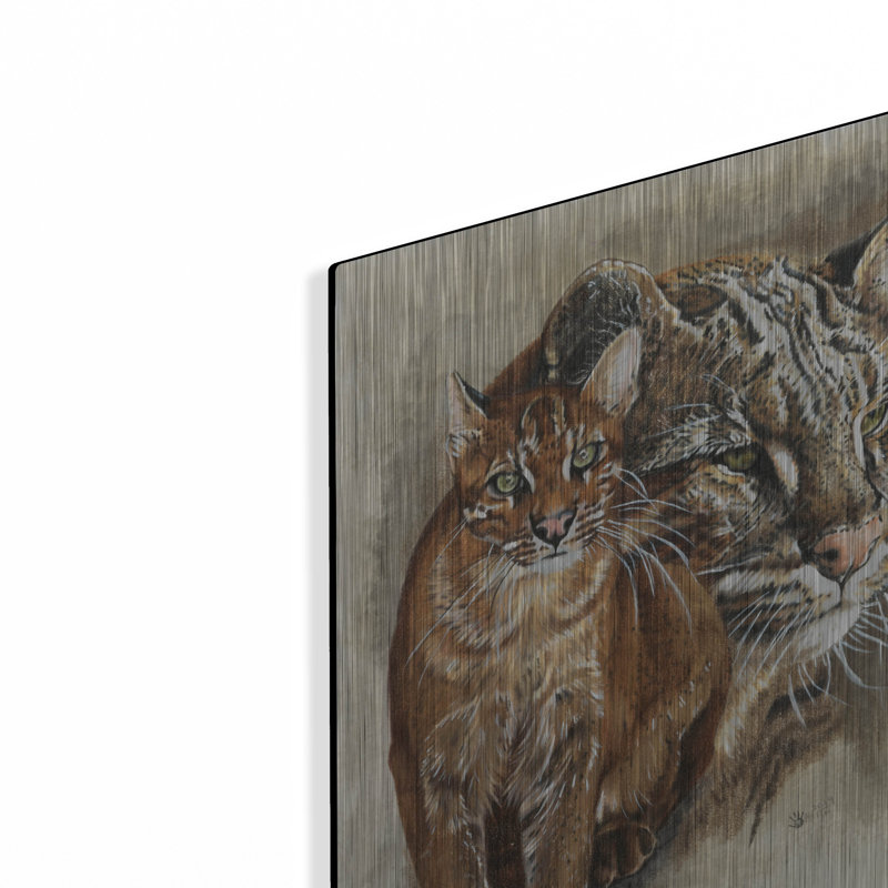 " Asian Golden Cat " by Barbara Keith, 16" H x 12" W
