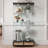 Modern Glass Display Cabinet With Large Drawers, Quick-Assembly, LED Lights, And Tempered Glass Shelves For Living Room And Bedroom-892313054